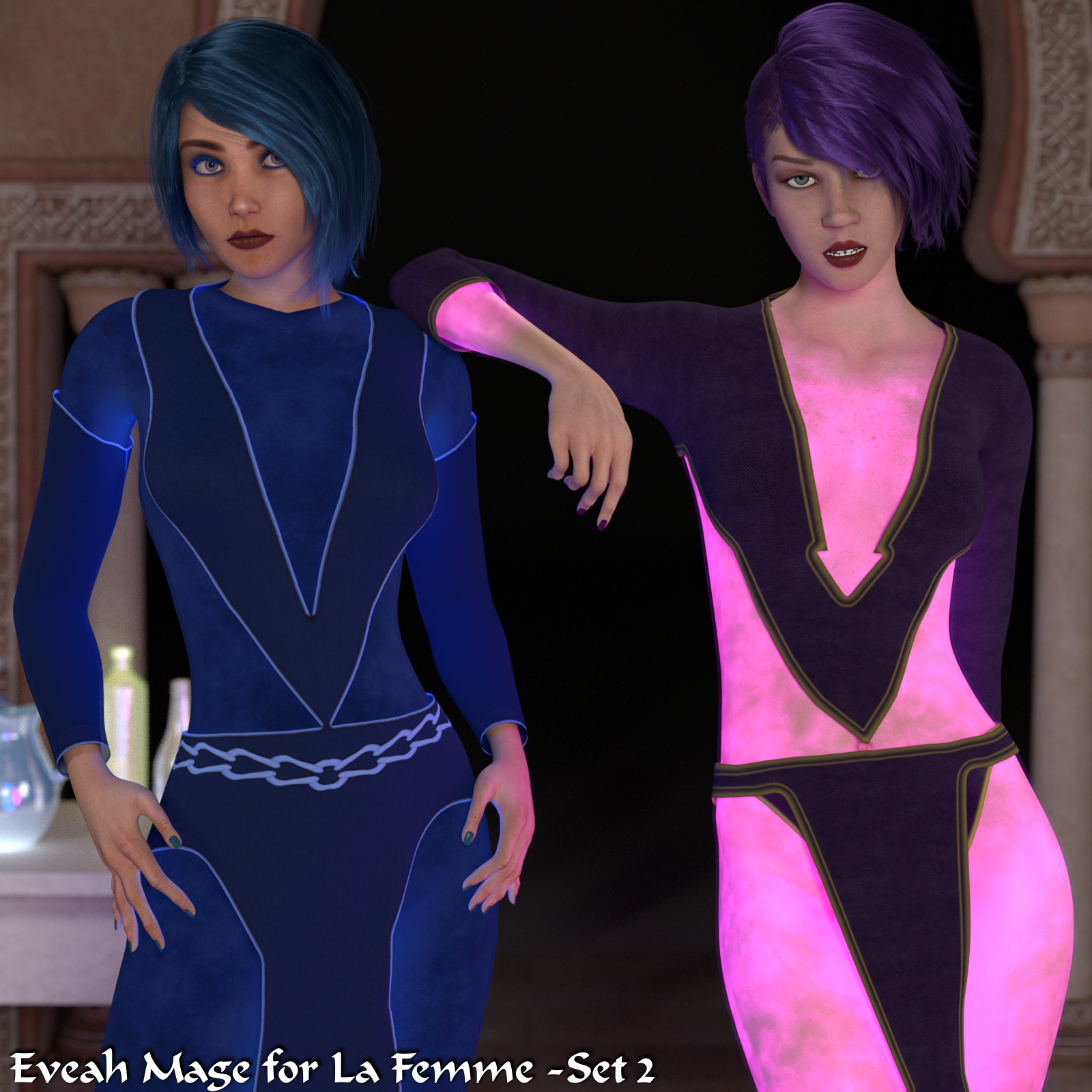 Ice Arcane Eveah Mage for LaFemme by N/A