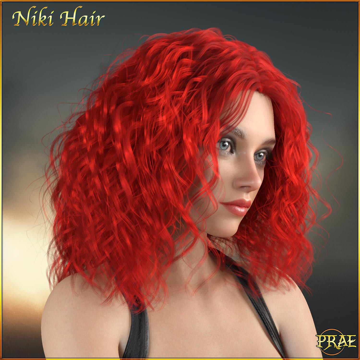 Prae-Niki Hair For G8/G9 Daz by N/A