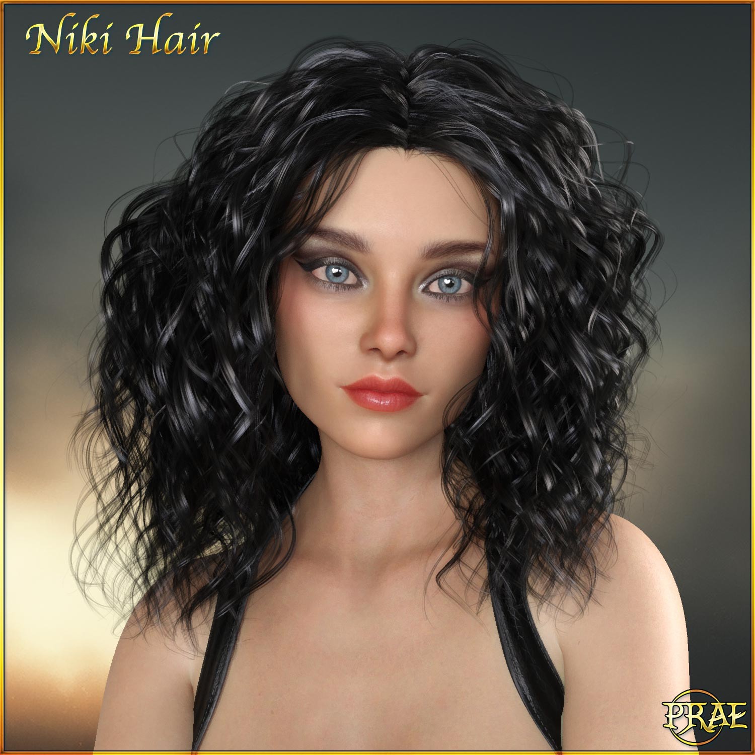 Prae-Niki Hair For G8/G9 Daz by N/A