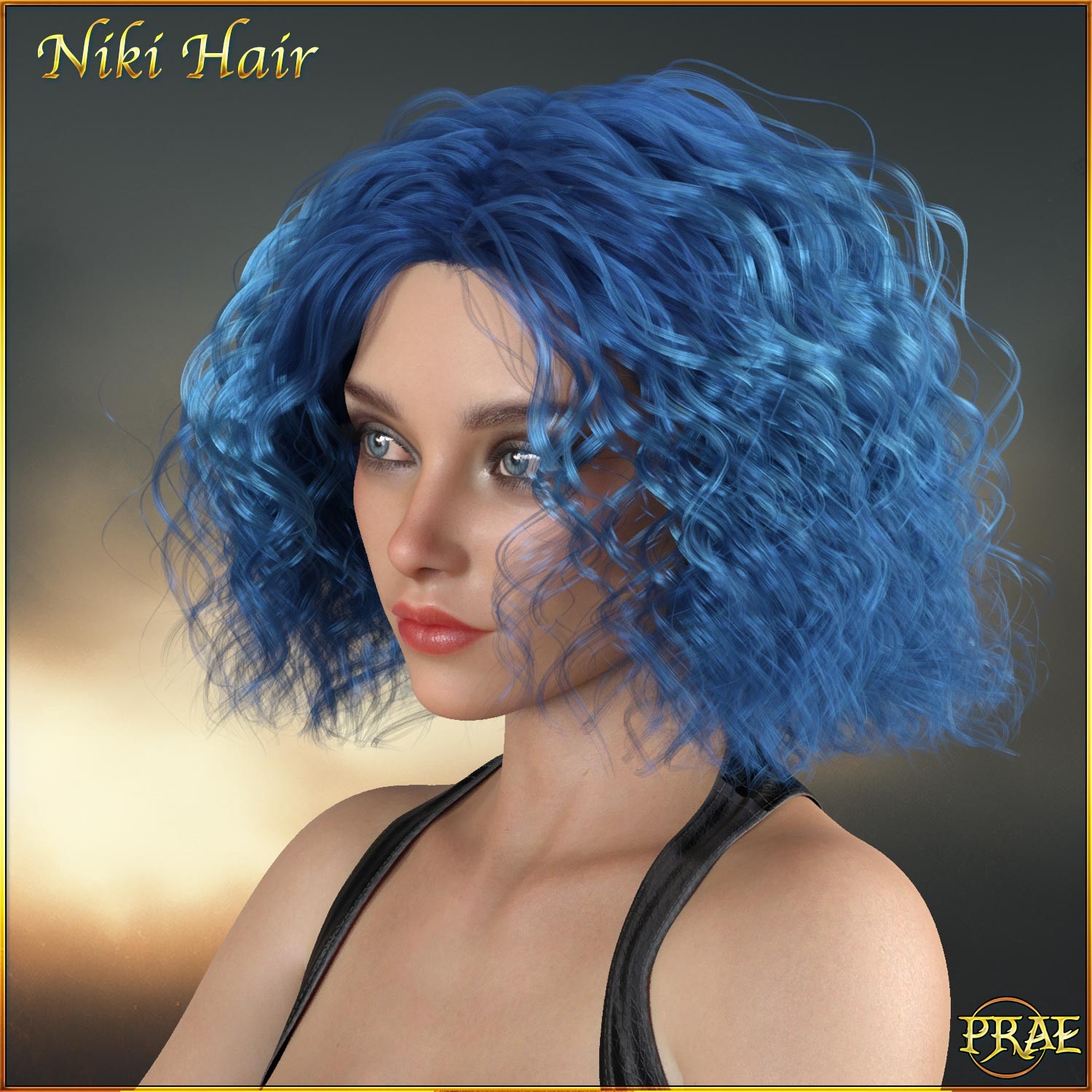 Prae-Niki Hair For G8/G9 Daz by N/A