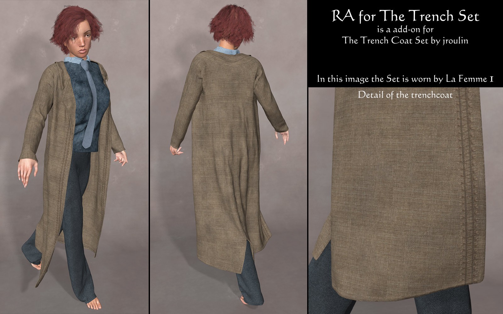 RA for The Trench Coat Set by N/A