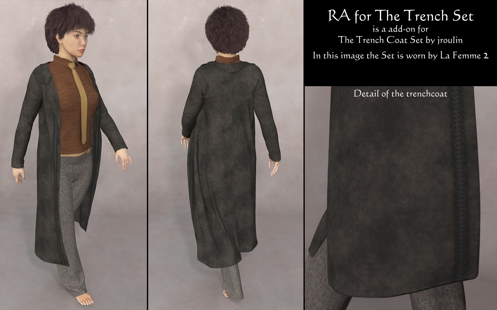 RA for The Trench Coat Set by N/A