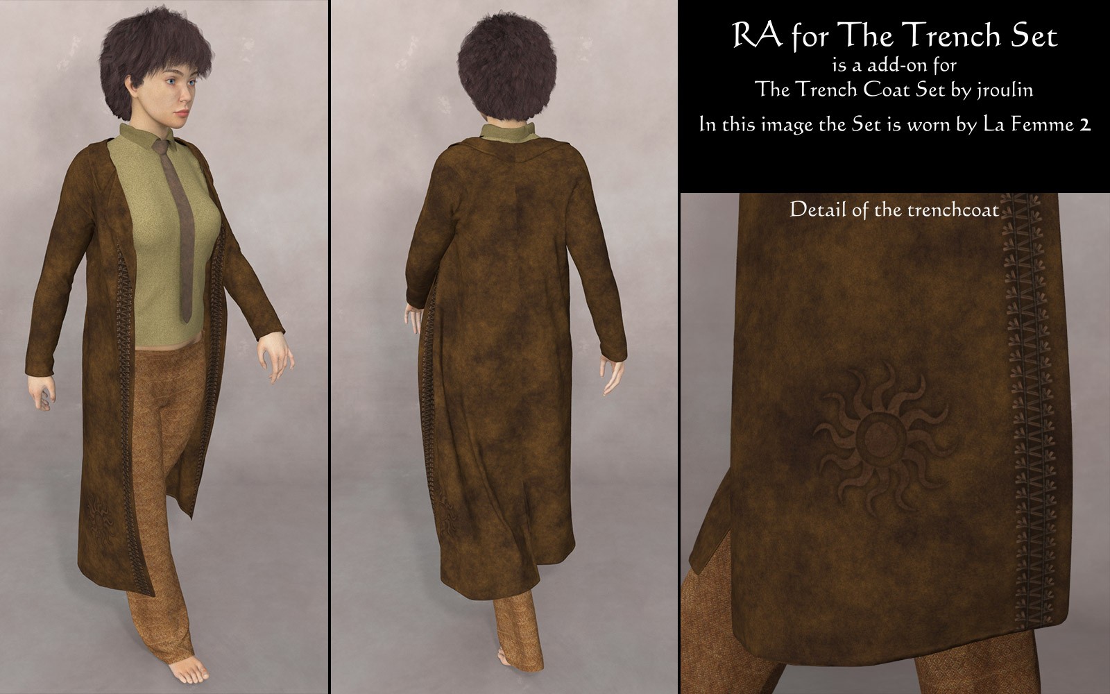 RA for The Trench Coat Set by N/A