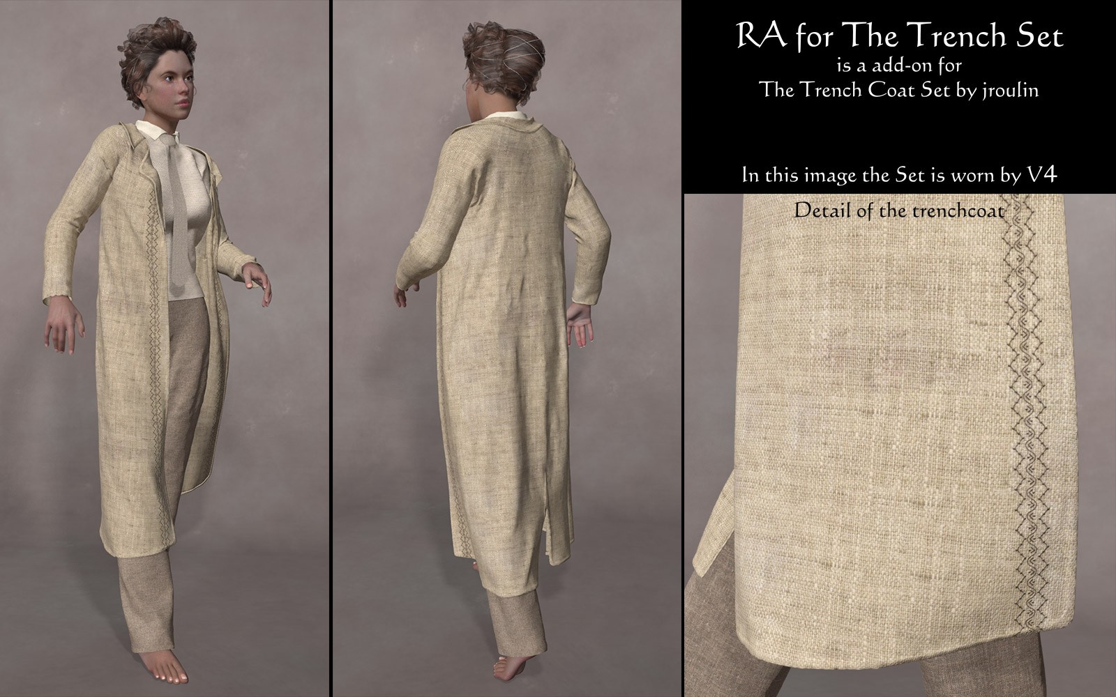 RA for The Trench Coat Set by N/A