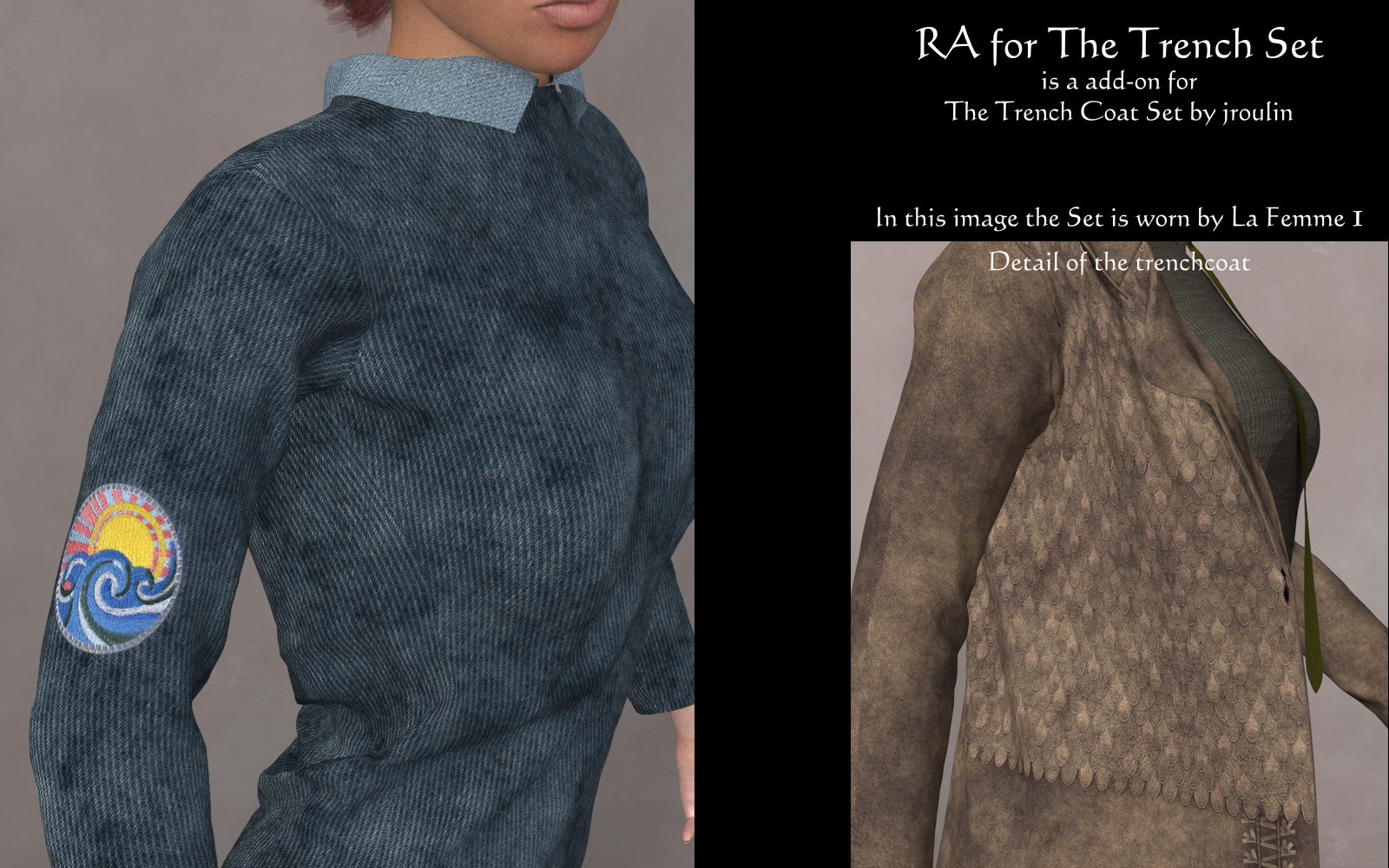 RA for The Trench Coat Set by N/A
