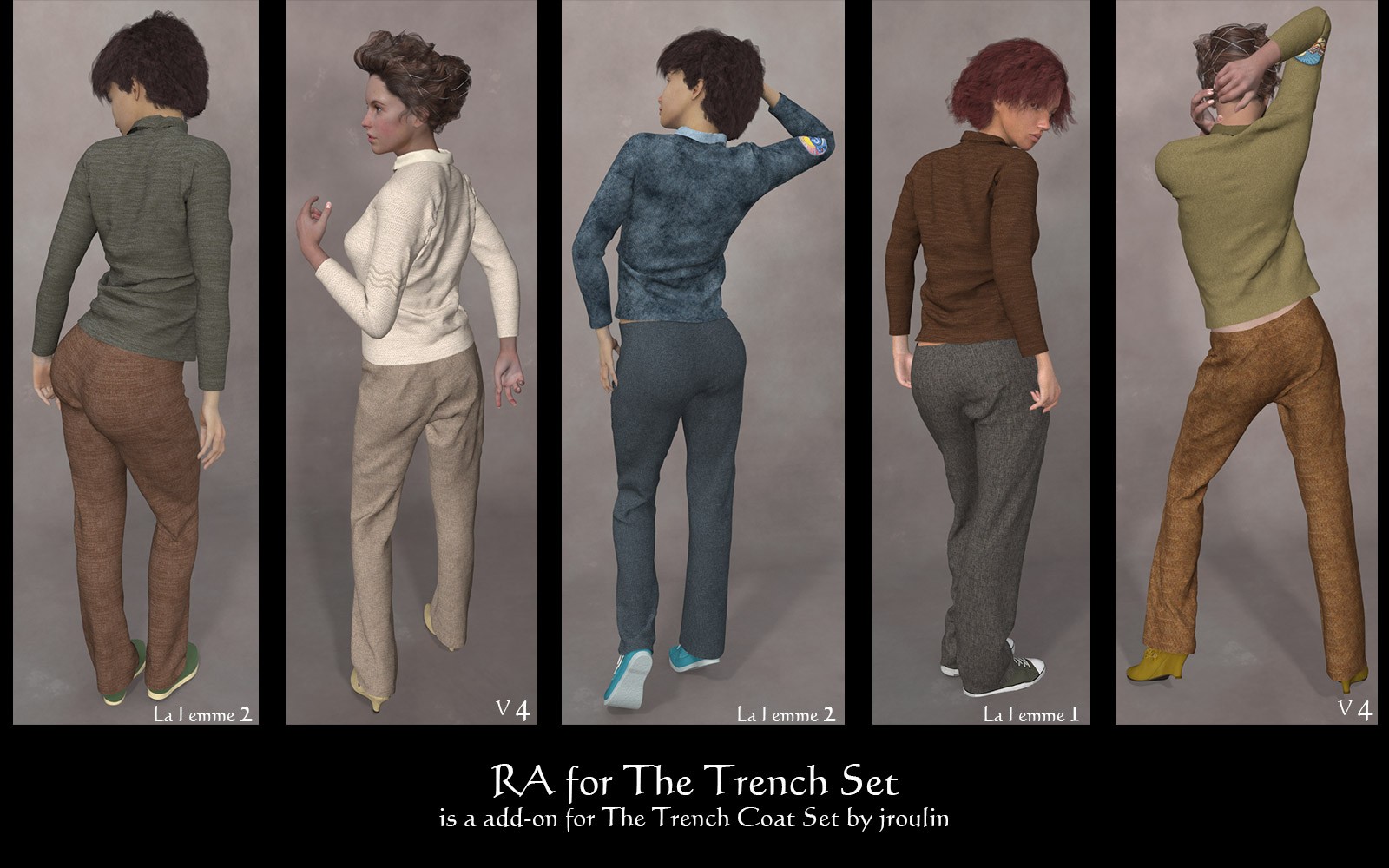 RA for The Trench Coat Set by N/A