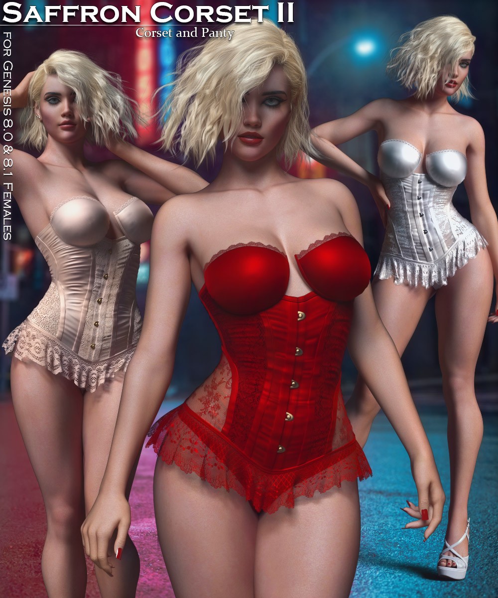 Saffron Corset II for G8/8.1 Females by N/A