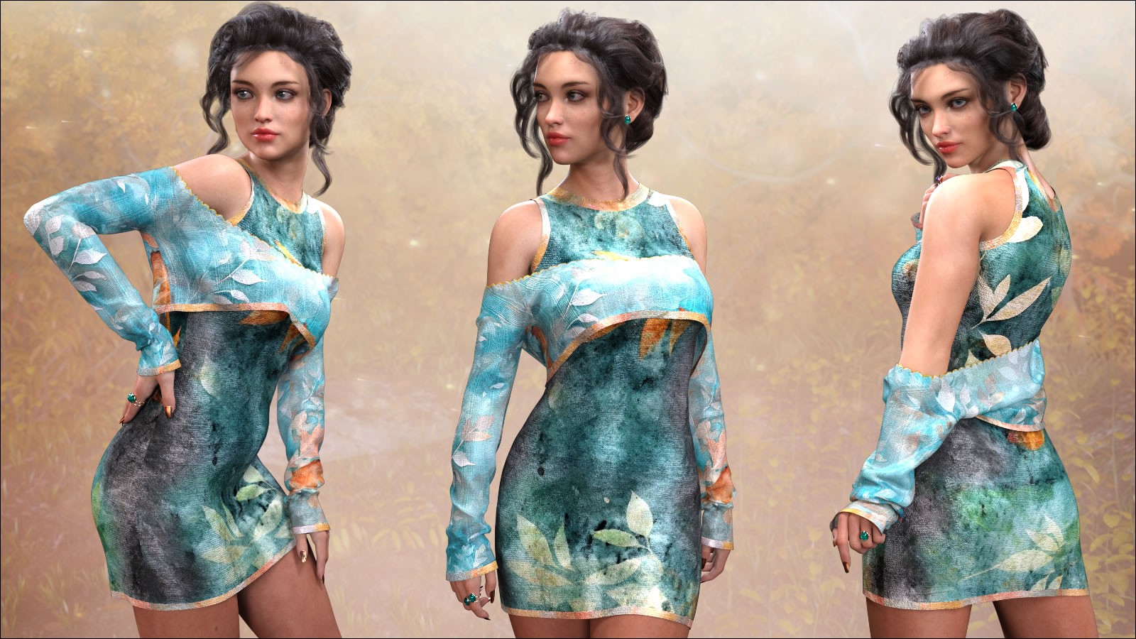 Aster for the Fall Dress 2 by N/A