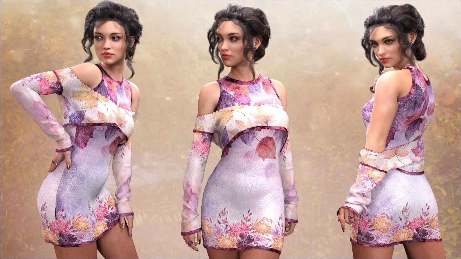 Aster for the Fall Dress 2 by N/A
