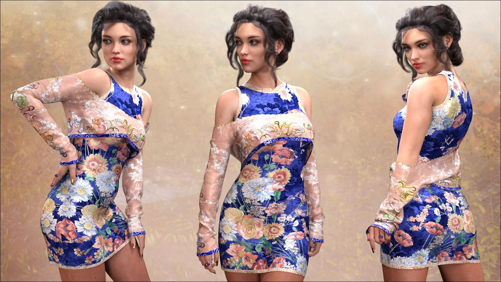 Aster for the Fall Dress 2 by N/A