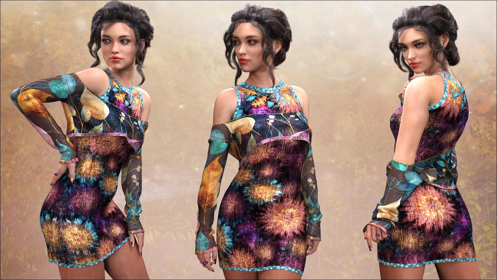 Aster for the Fall Dress 2 by N/A