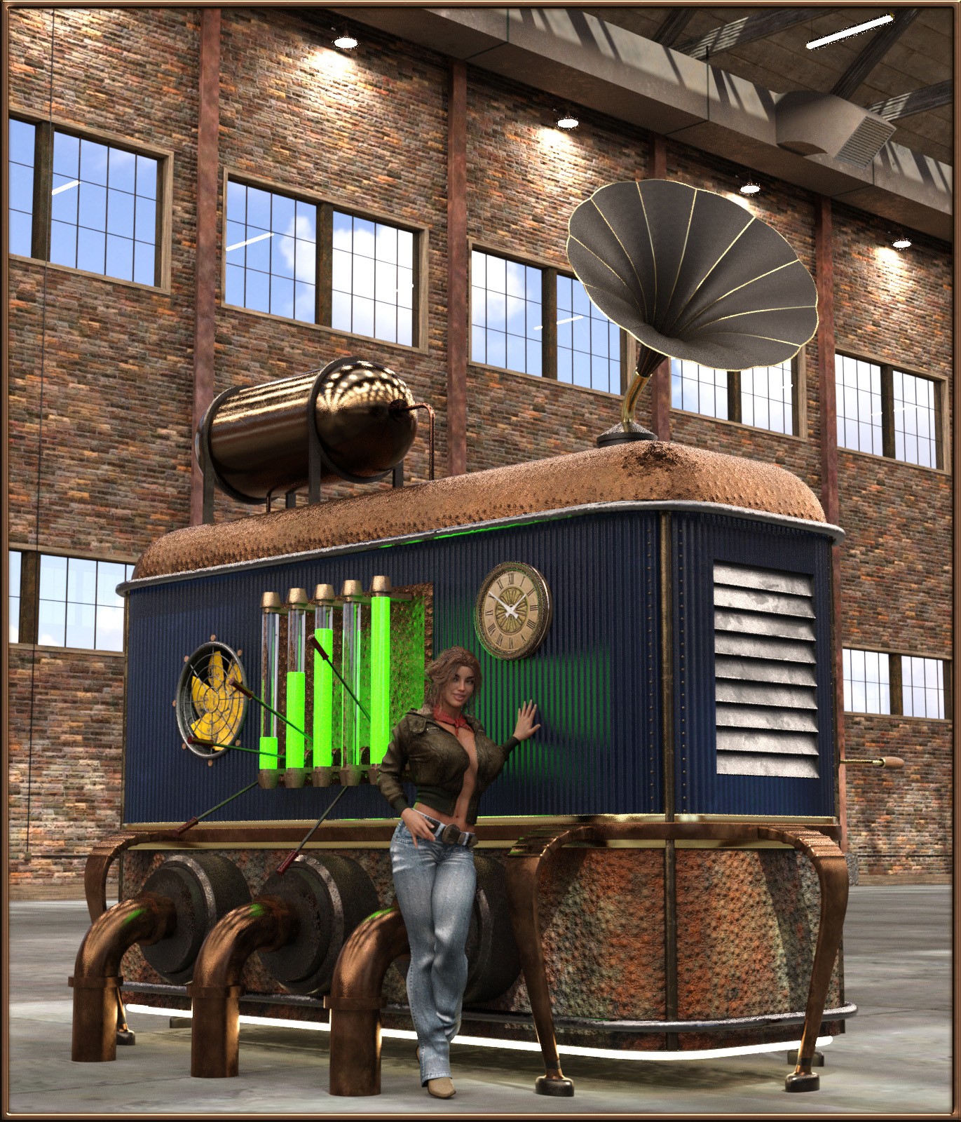 "Steampunk" Industrial Warehouse GlockenSputter by N/A