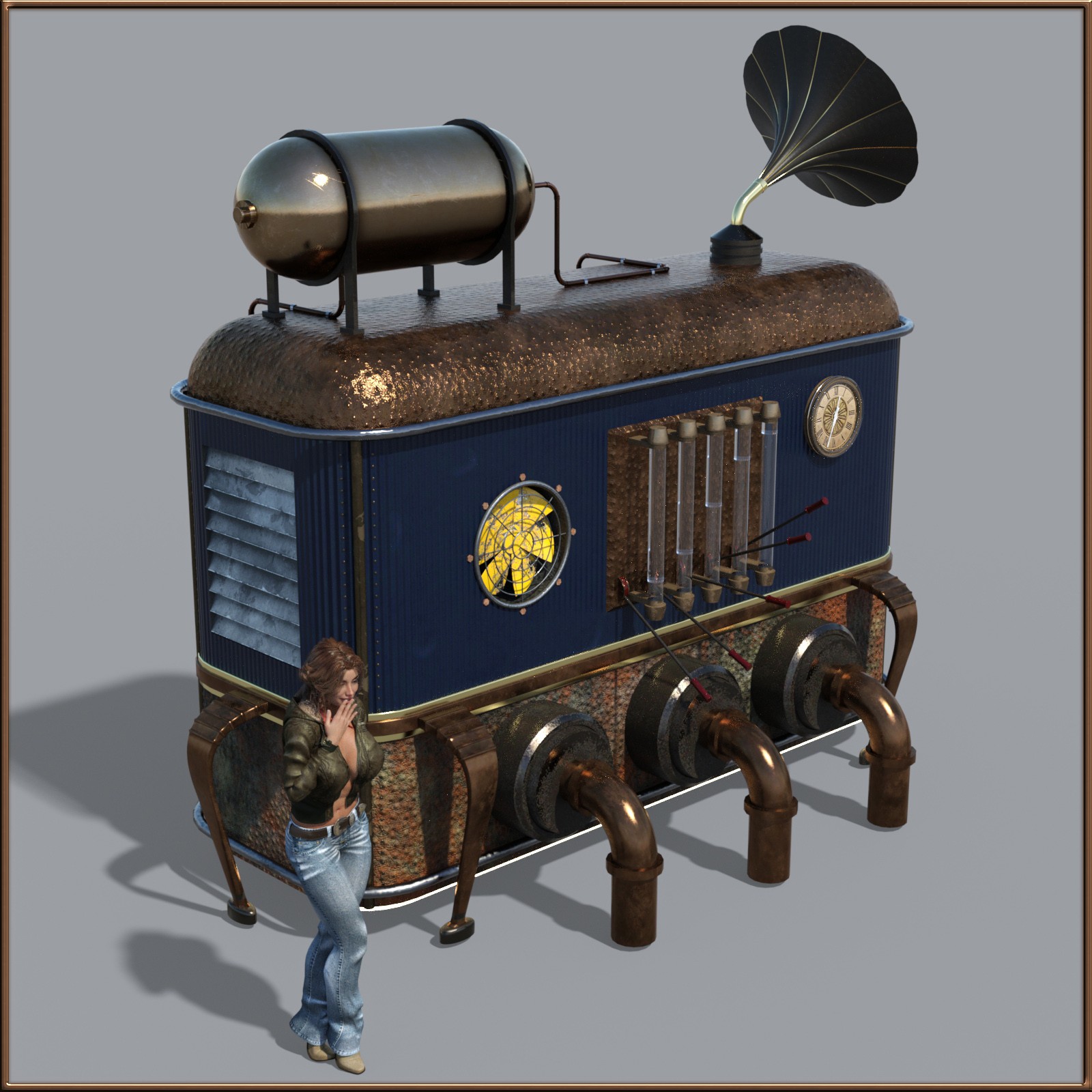 "Steampunk" Industrial Warehouse GlockenSputter by N/A