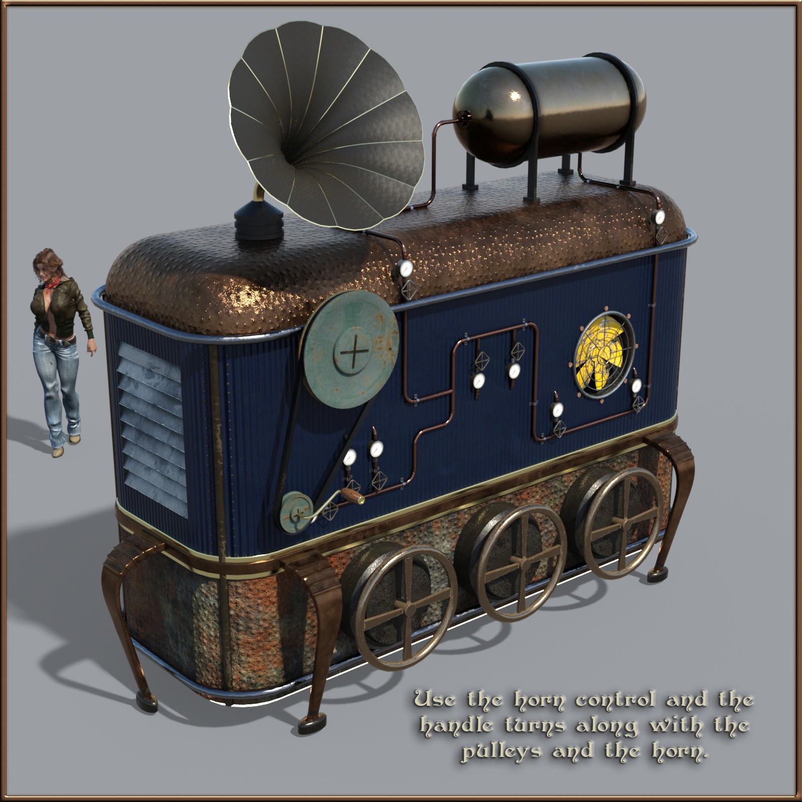 "Steampunk" Industrial Warehouse GlockenSputter by N/A