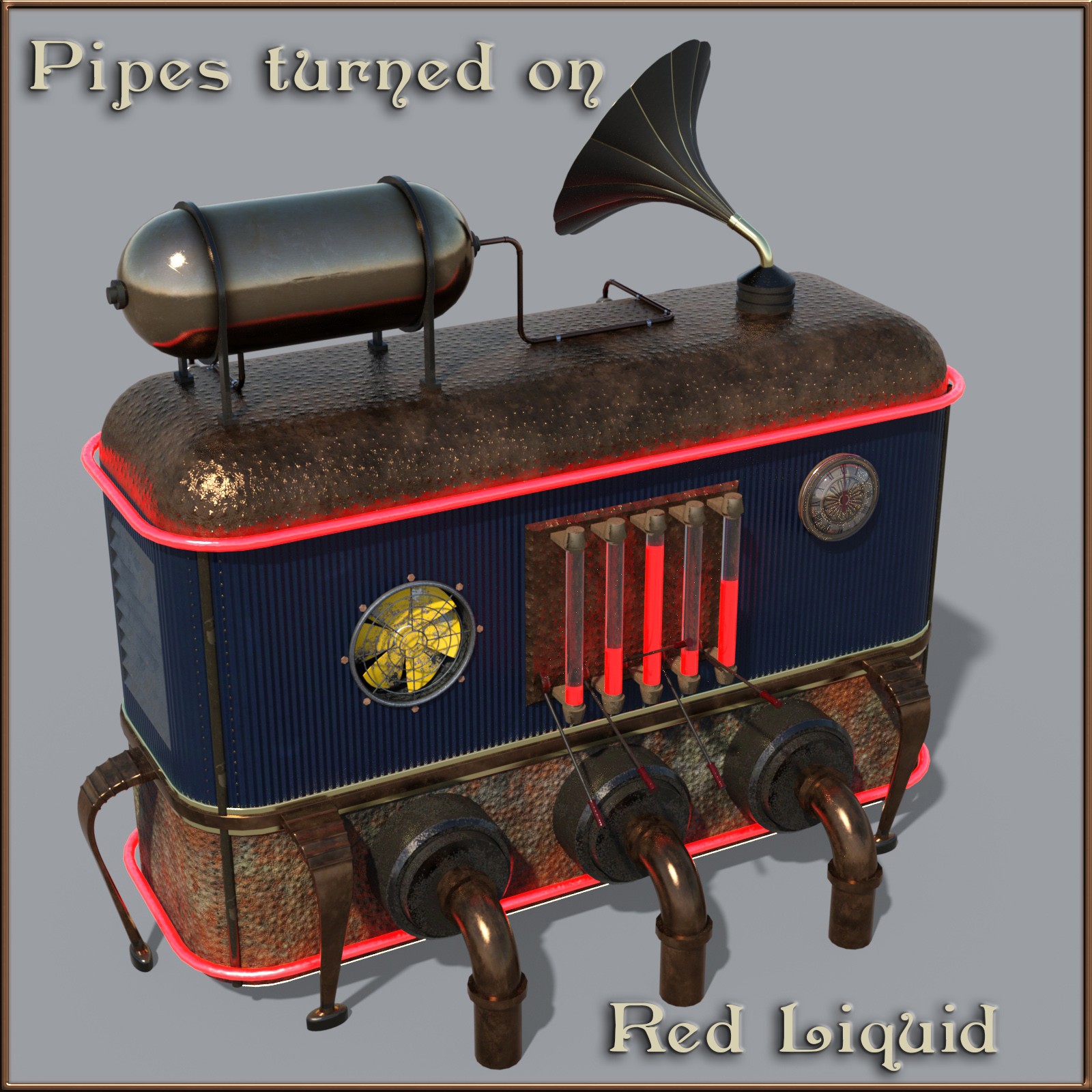 "Steampunk" Industrial Warehouse GlockenSputter by N/A