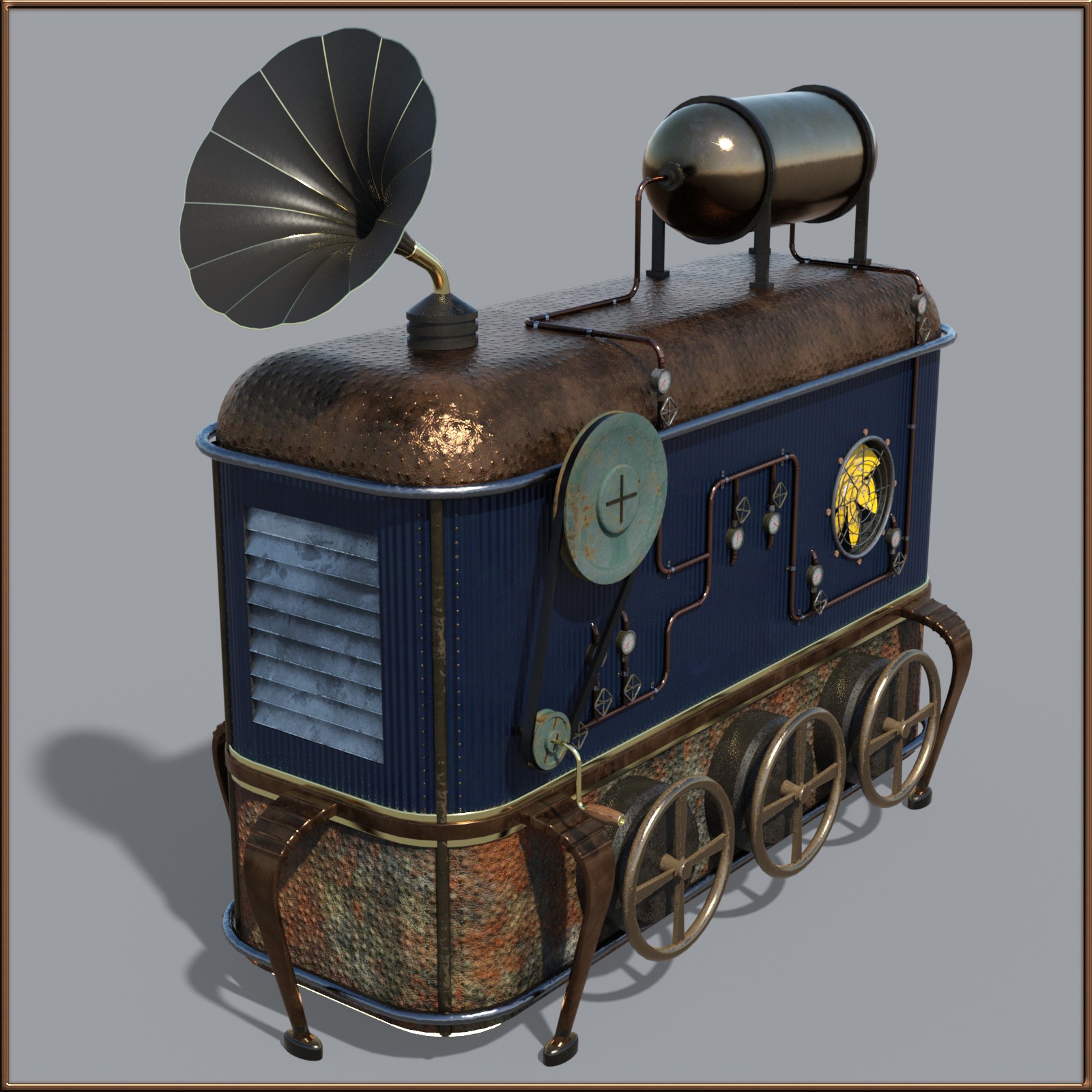 "Steampunk" Industrial Warehouse GlockenSputter by N/A