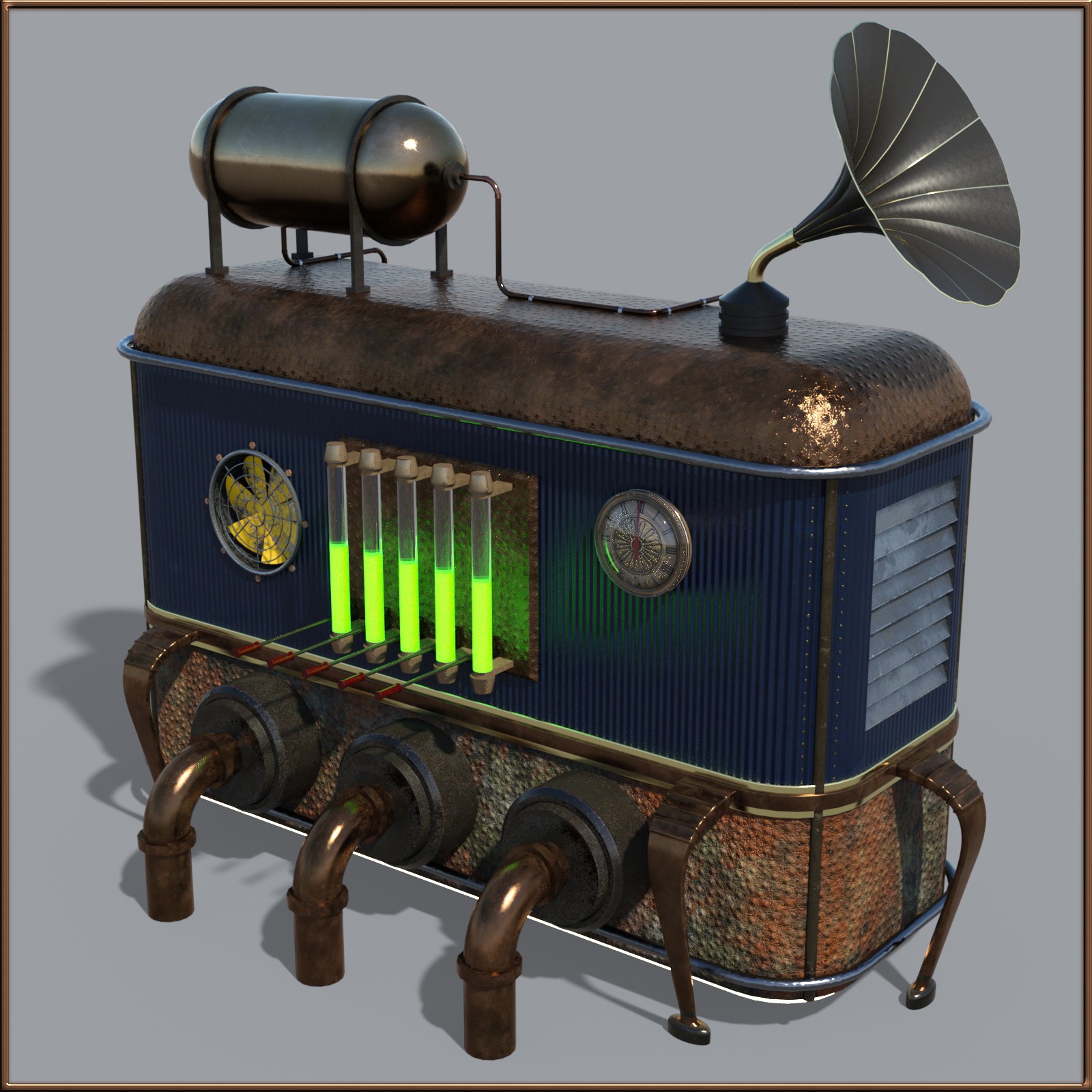 "Steampunk" Industrial Warehouse GlockenSputter by N/A