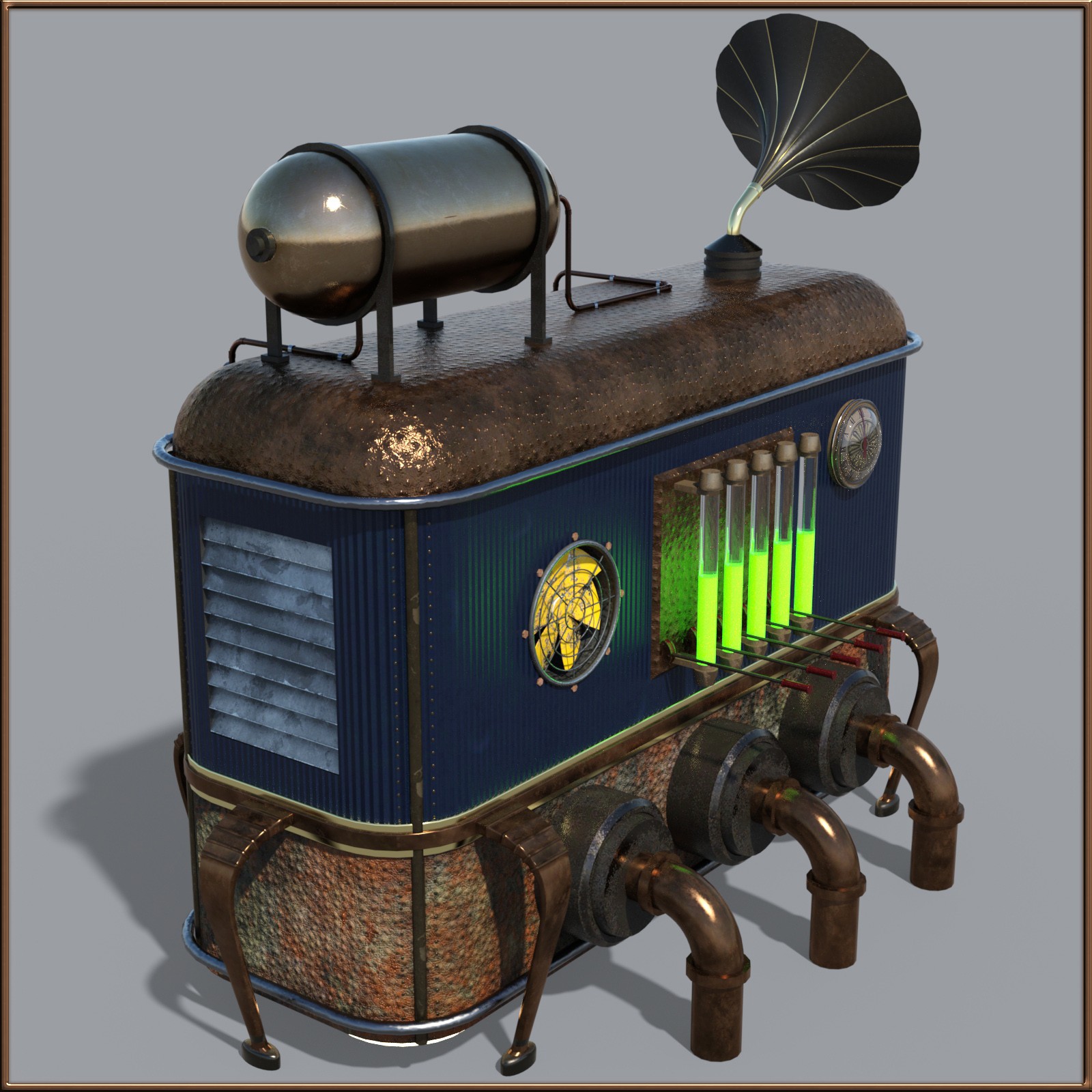 "Steampunk" Industrial Warehouse GlockenSputter by N/A