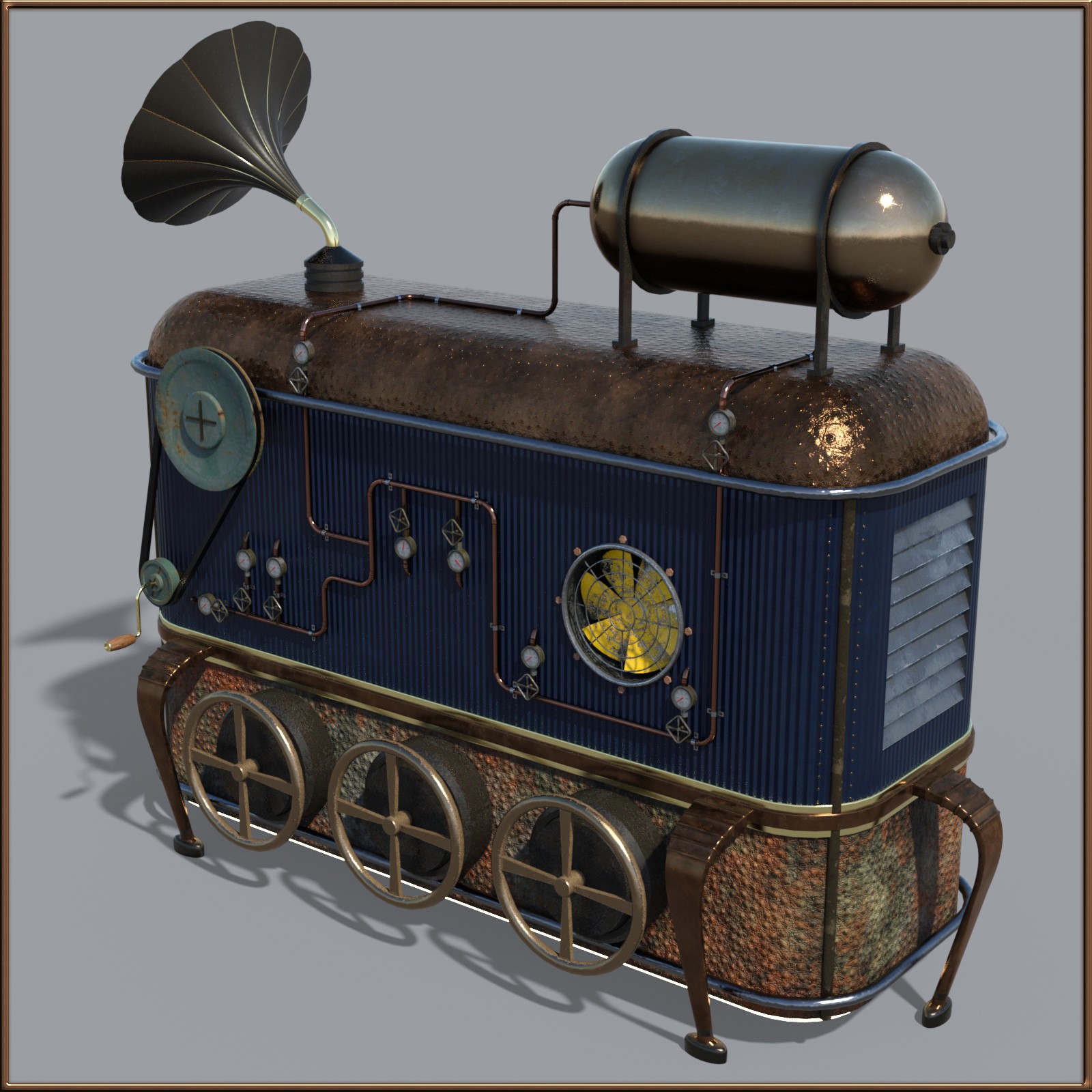 "Steampunk" Industrial Warehouse GlockenSputter by N/A