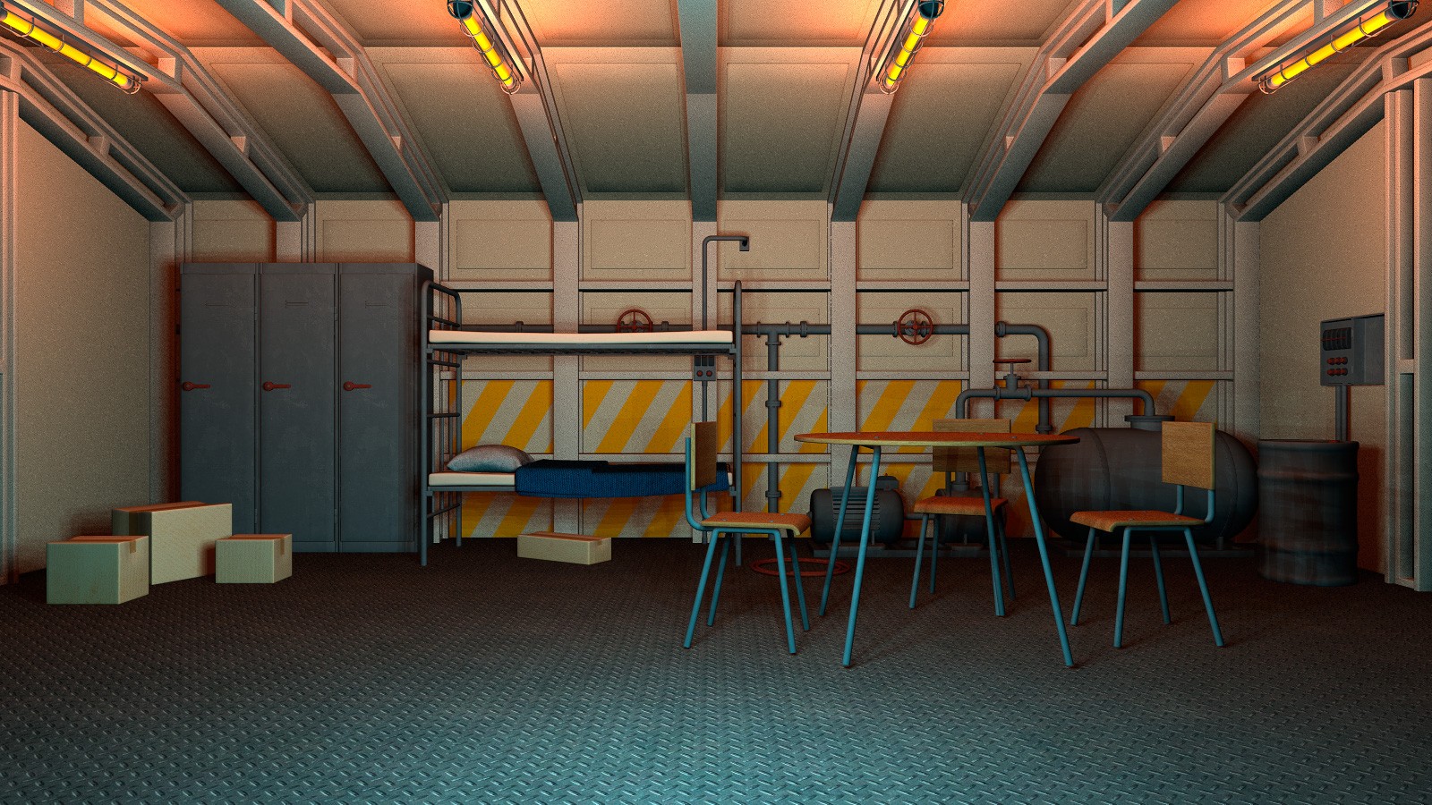 Underground bunker  for Daz Studio by N/A