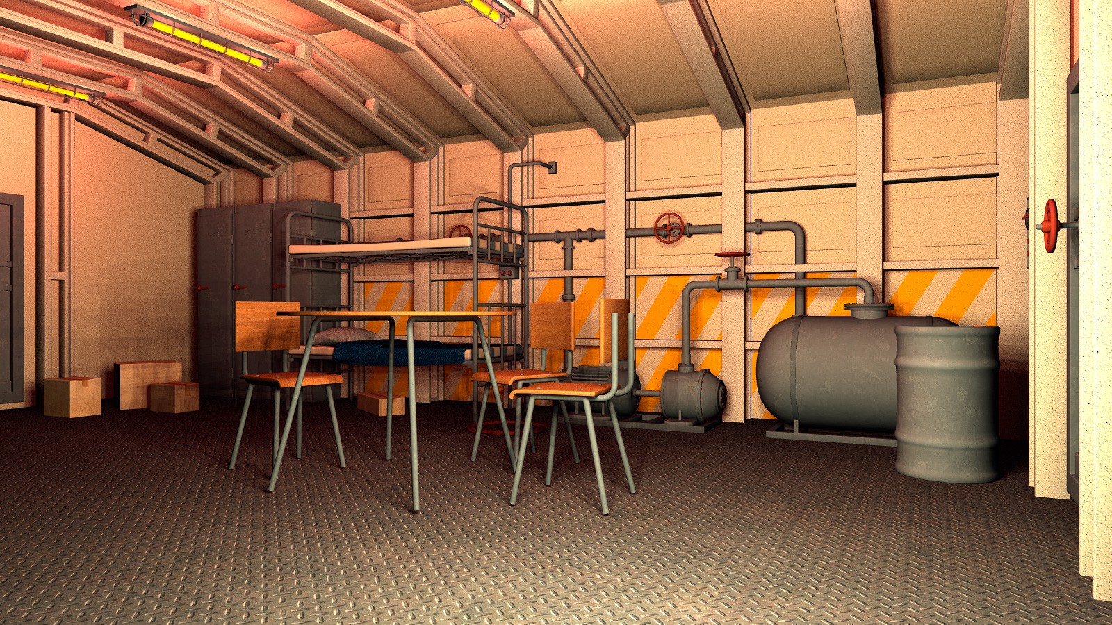 Underground bunker  for Daz Studio by N/A
