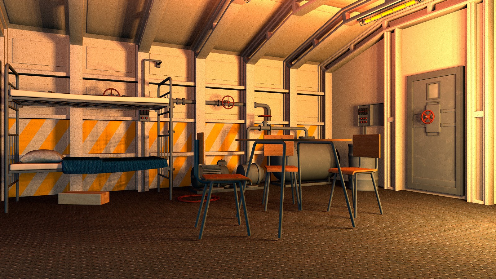 Underground bunker  for Daz Studio by N/A