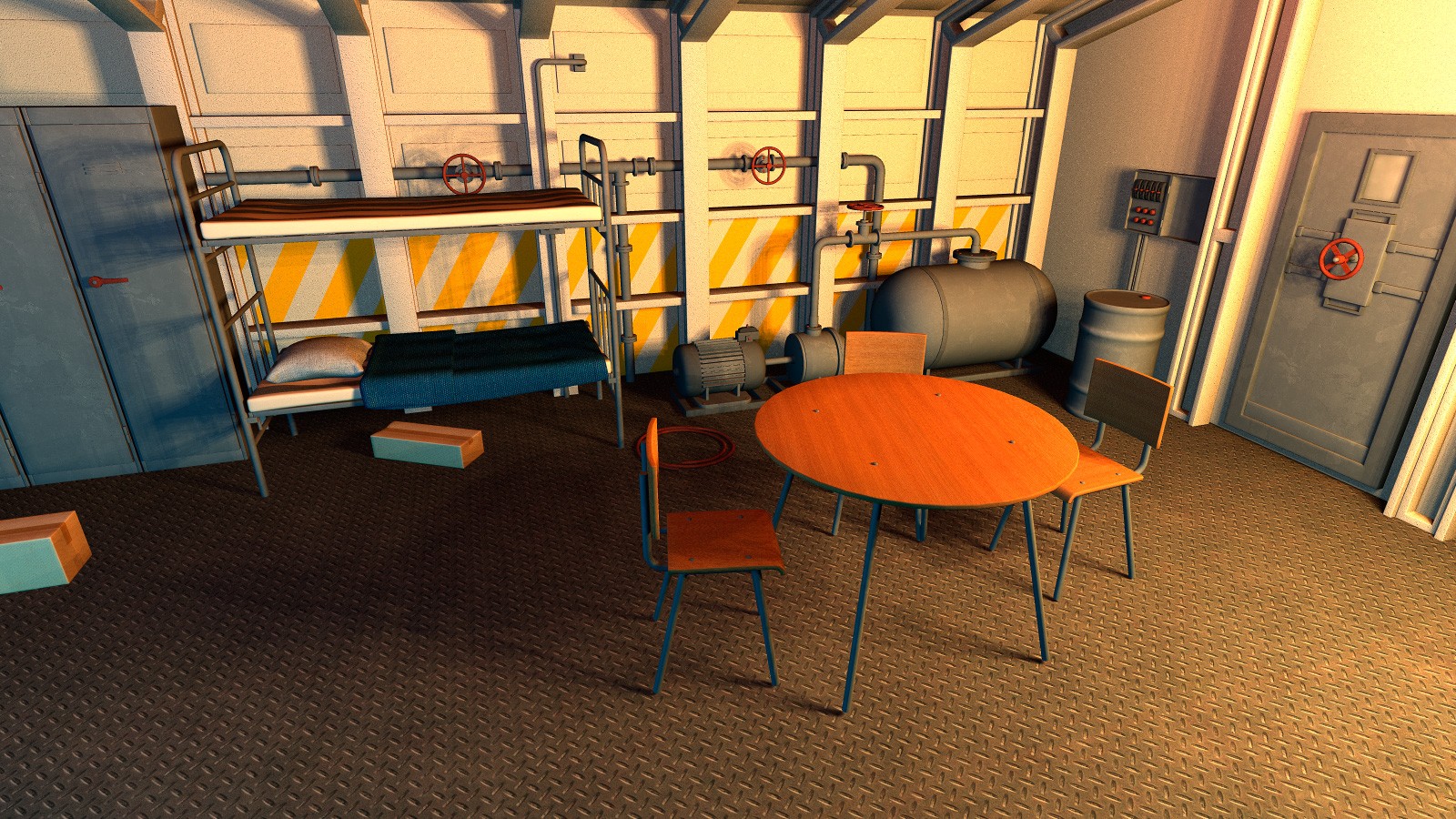 Underground bunker  for Daz Studio by N/A