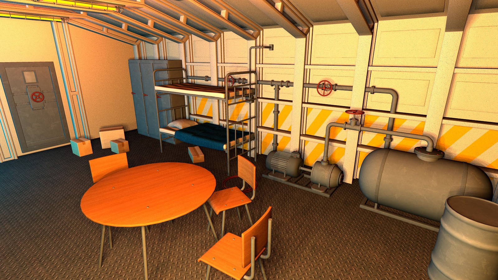 Underground bunker  for Daz Studio by N/A