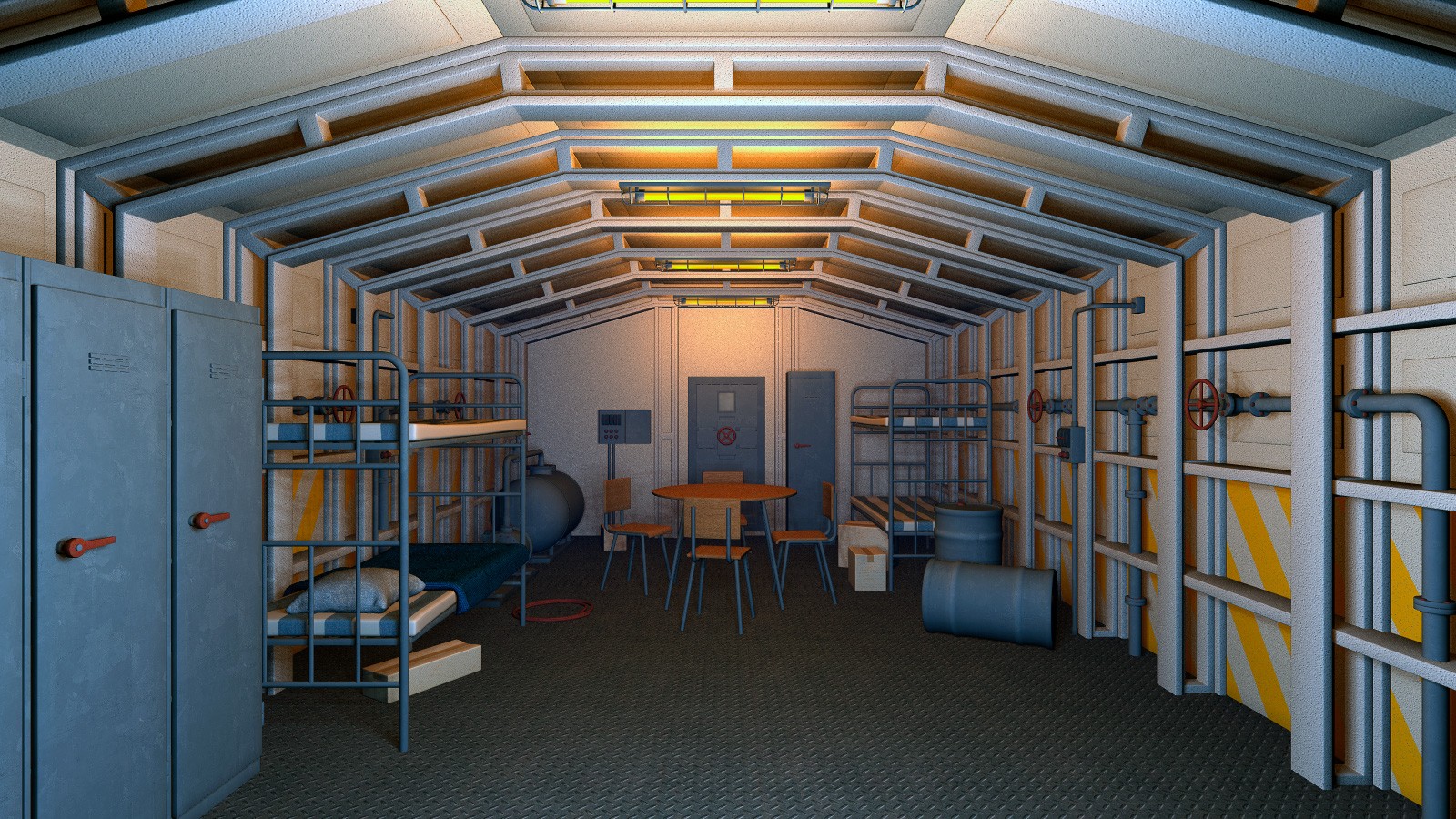 Underground bunker  for Daz Studio by N/A