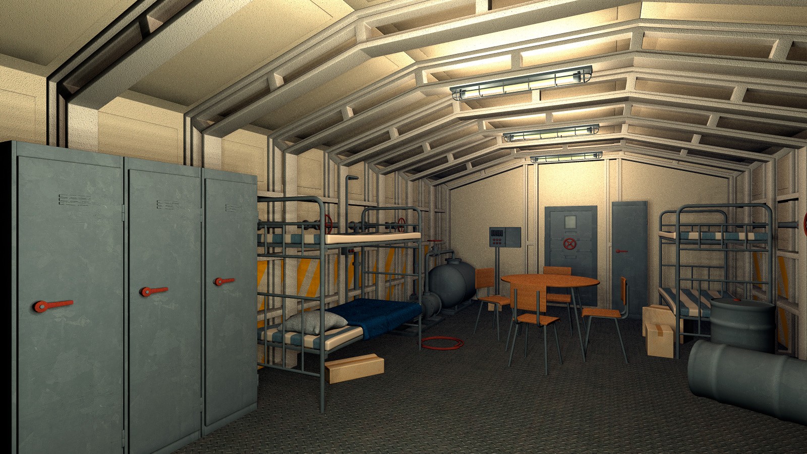 Underground bunker  for Daz Studio by N/A