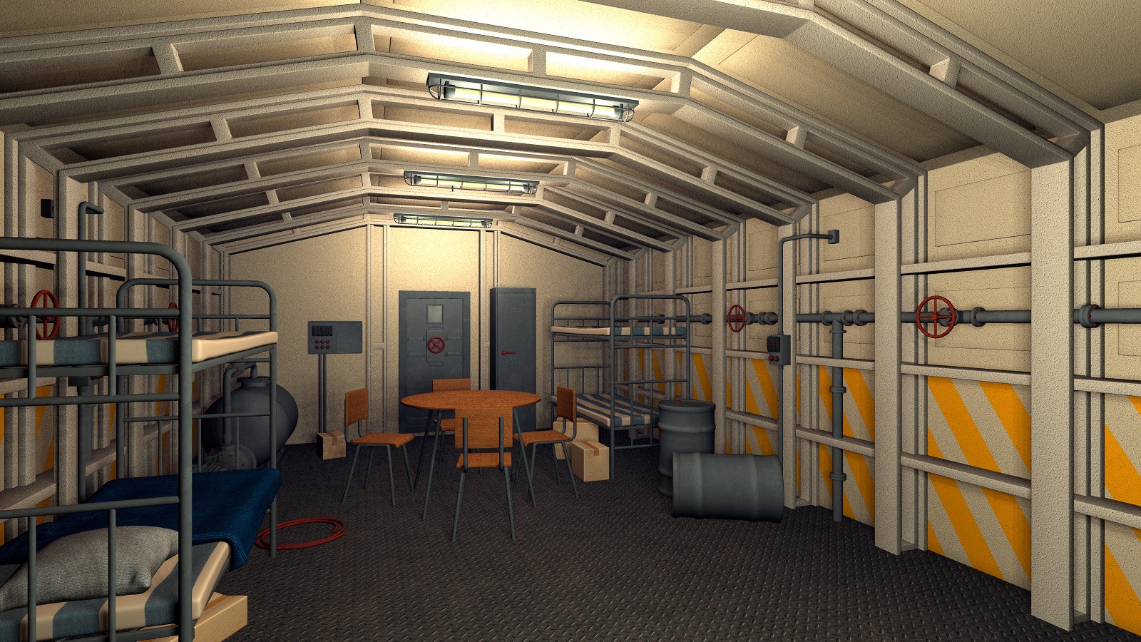 Underground bunker  for Daz Studio by N/A