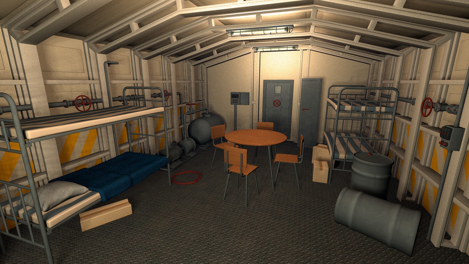 Underground bunker  for Daz Studio by N/A