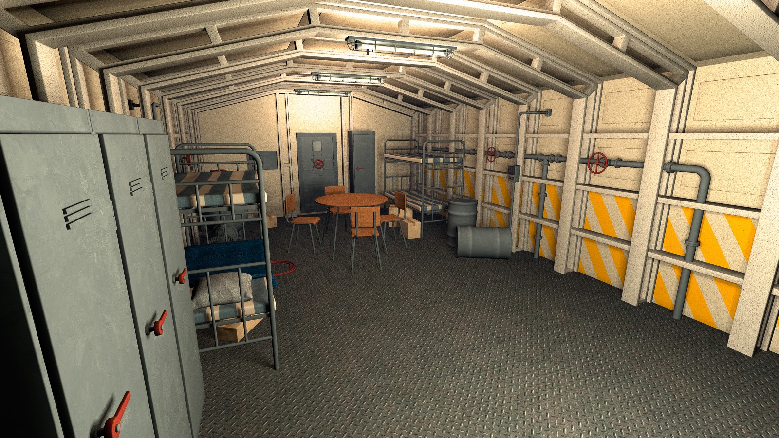 Underground bunker  for Daz Studio by N/A