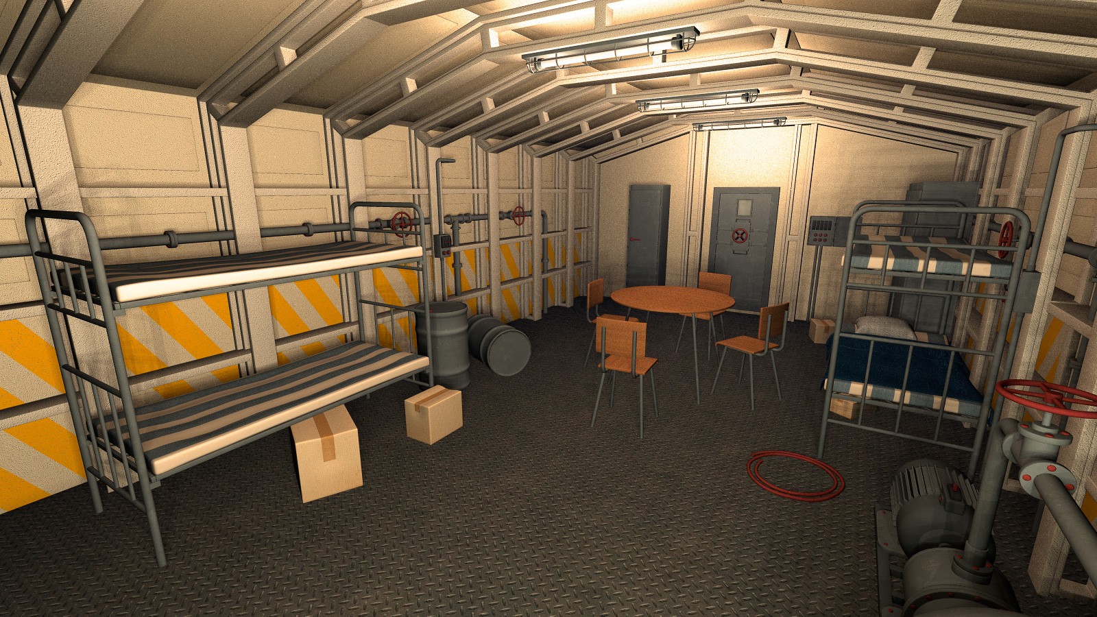 Underground bunker  for Daz Studio by N/A
