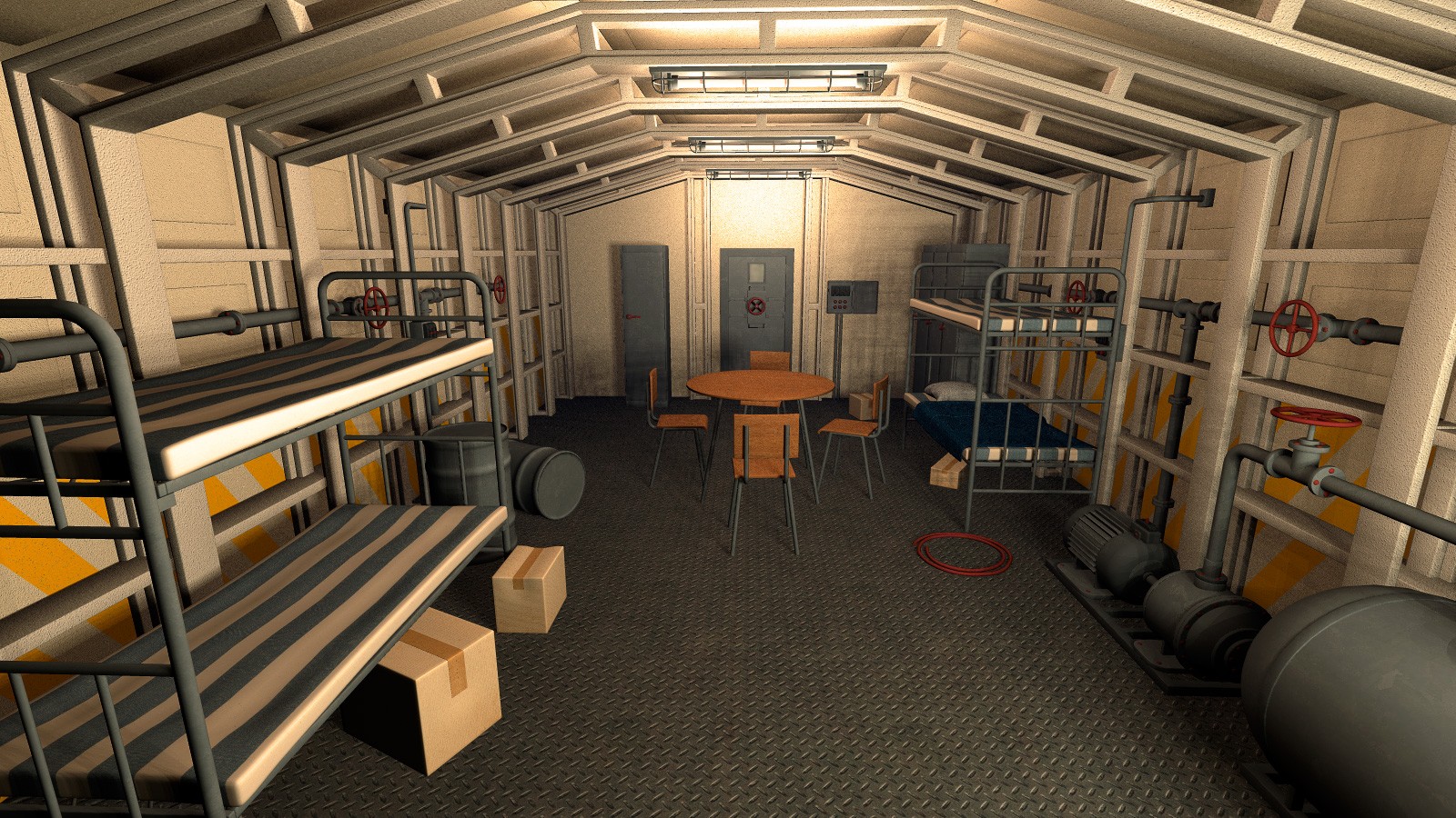 Underground bunker  for Daz Studio by N/A