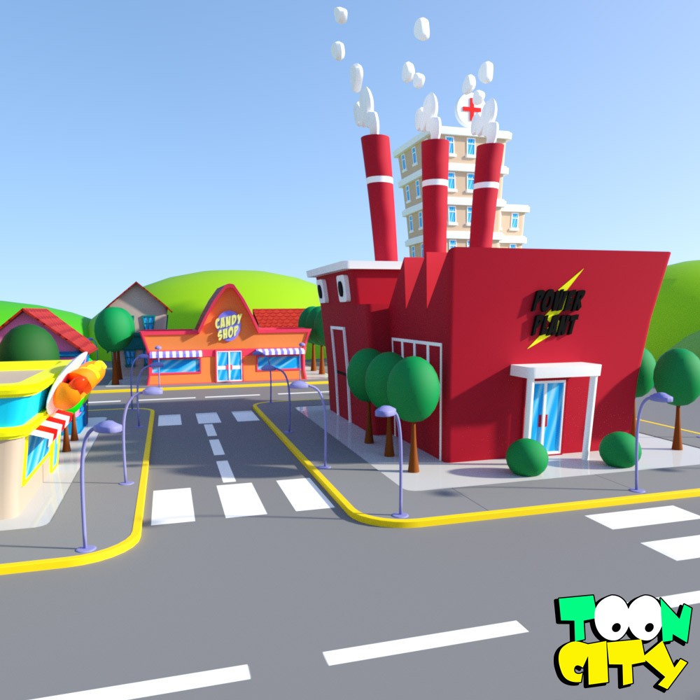 Toon City for Daz Studio by N/A