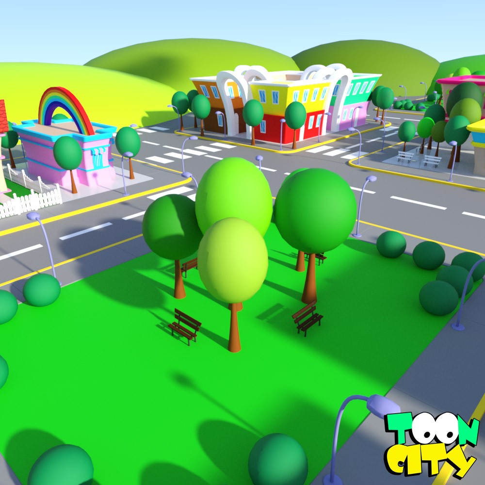 Toon City for Daz Studio by N/A