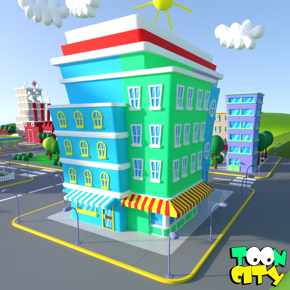 Toon City for Daz Studio by N/A
