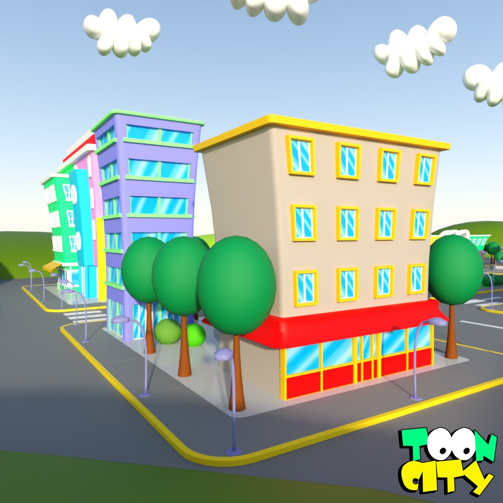 Toon City for Daz Studio by N/A