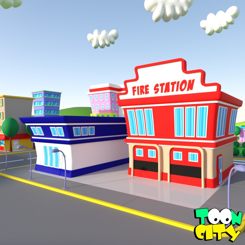Toon City for Daz Studio by N/A