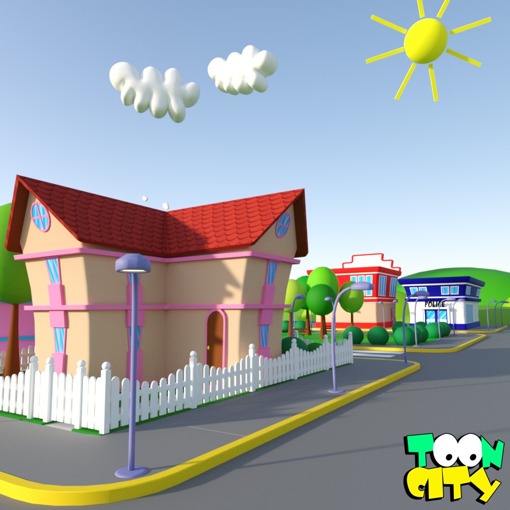 Toon City for Daz Studio by N/A