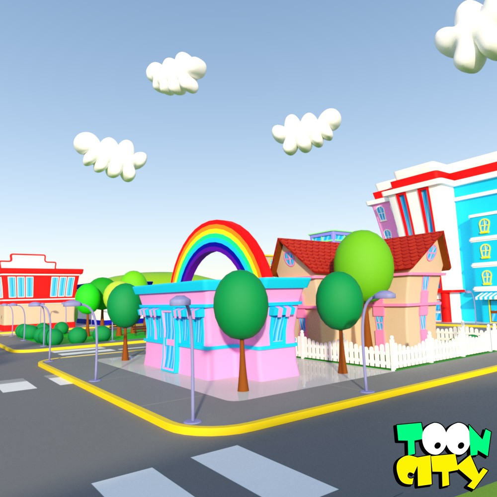 Toon City for Daz Studio by N/A