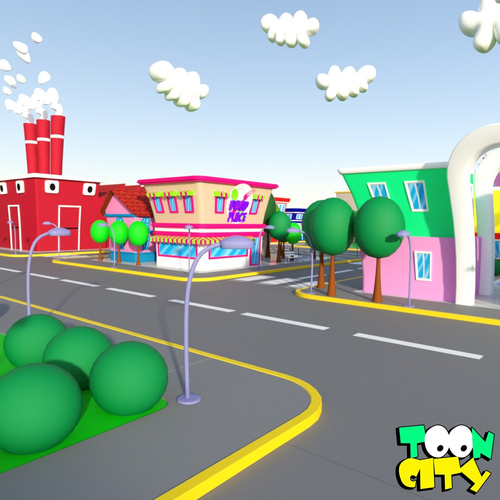 Toon City for Daz Studio by N/A