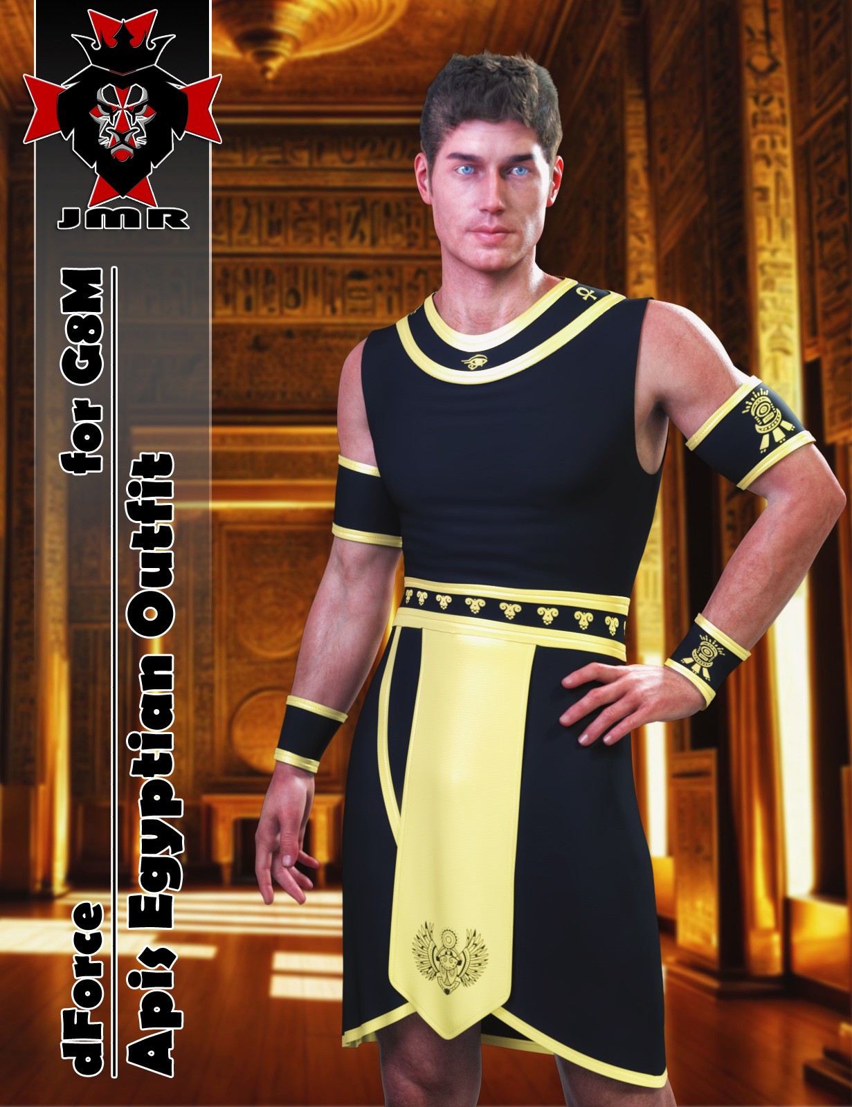 JMR dForce Apis Egyptian Outfit G8M by N/A