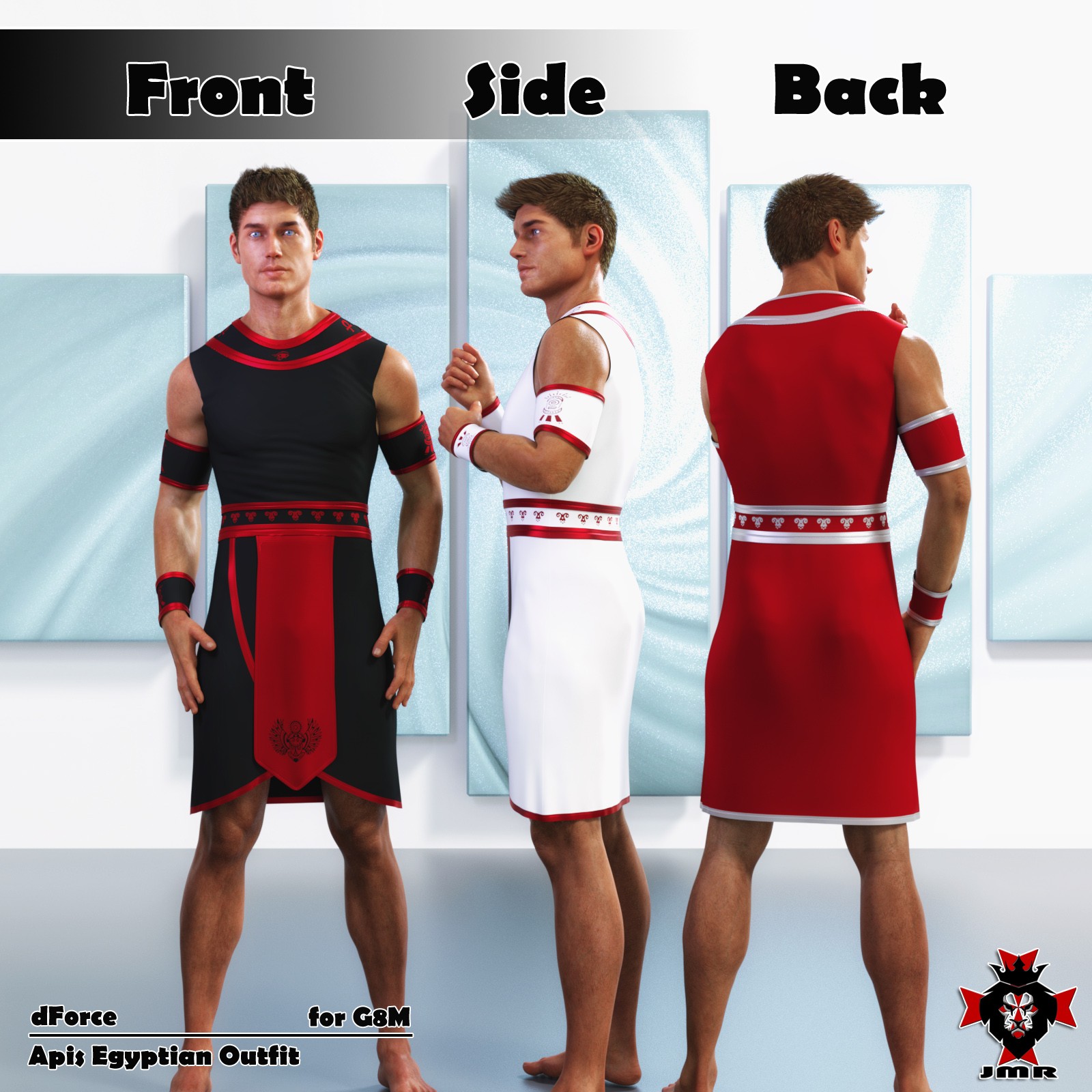 JMR dForce Apis Egyptian Outfit G8M by N/A