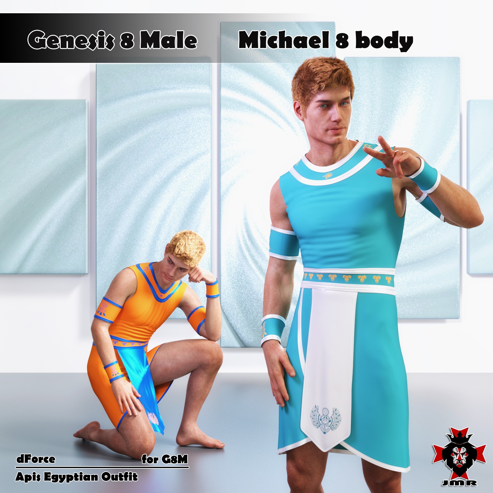 JMR dForce Apis Egyptian Outfit G8M by N/A