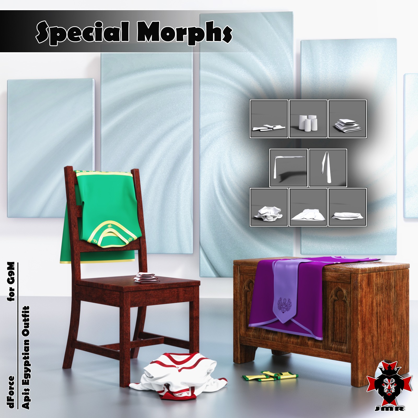 JMR dForce Apis Egyptian Outfit G9M by N/A