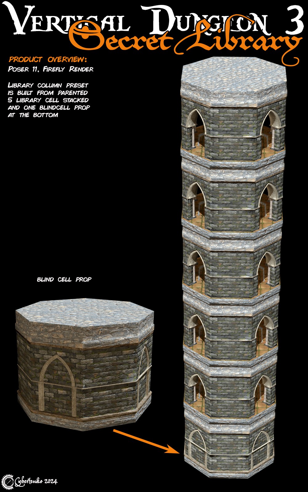 Vertical Dungeon 3 - Secret Library by N/A