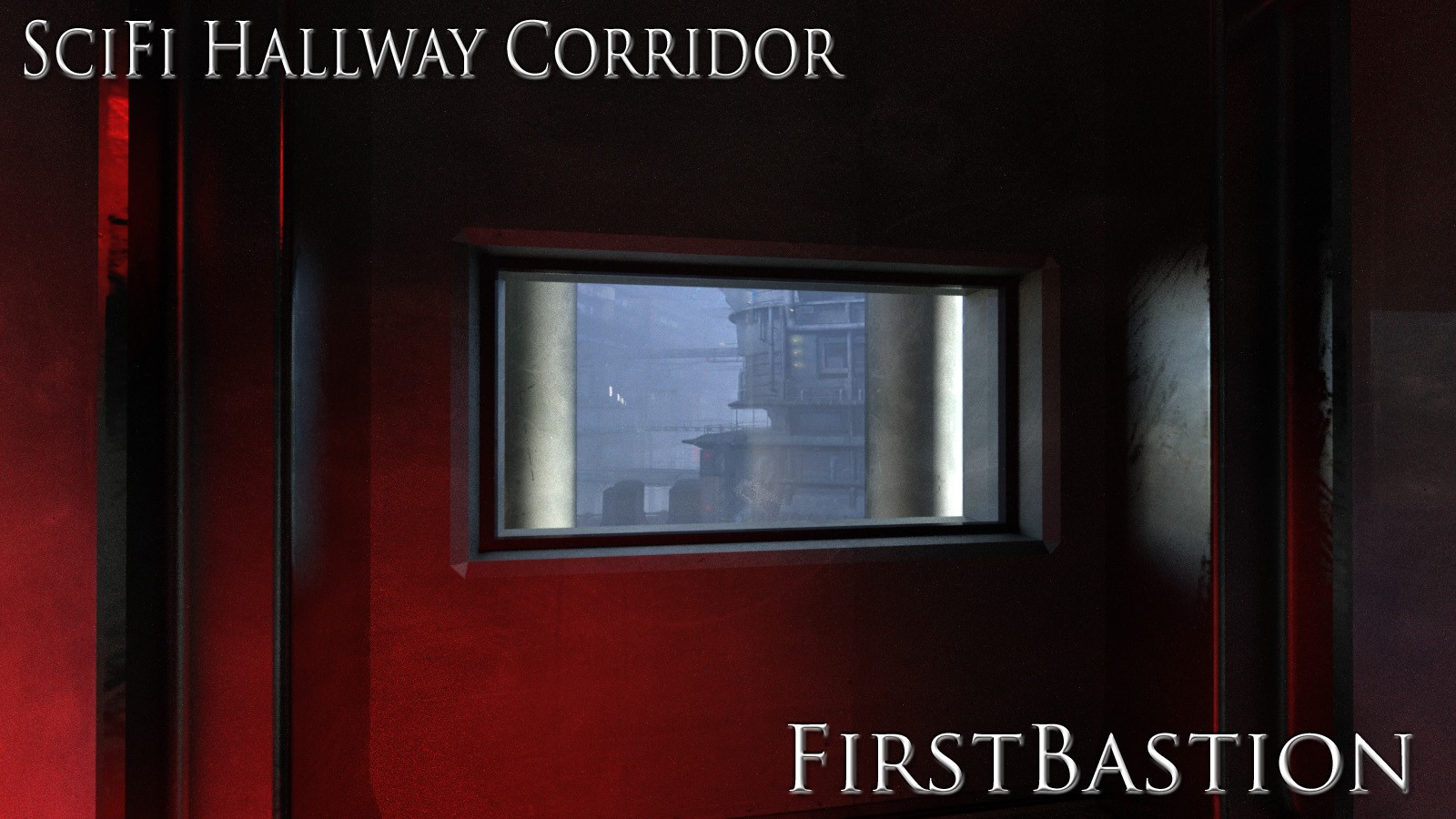 1stB SciFi Living Hallway Corridors by N/A