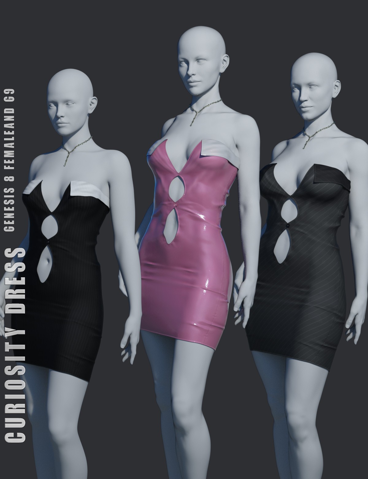 dForce Curiosity Dress Genesis 8-8.1F and G9 by N/A